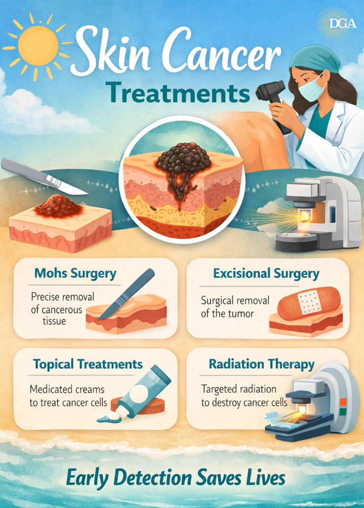 Find out more about skin cancer treatments at the Little Rock area&rsquo;s Dermatology Group of Arkansas.